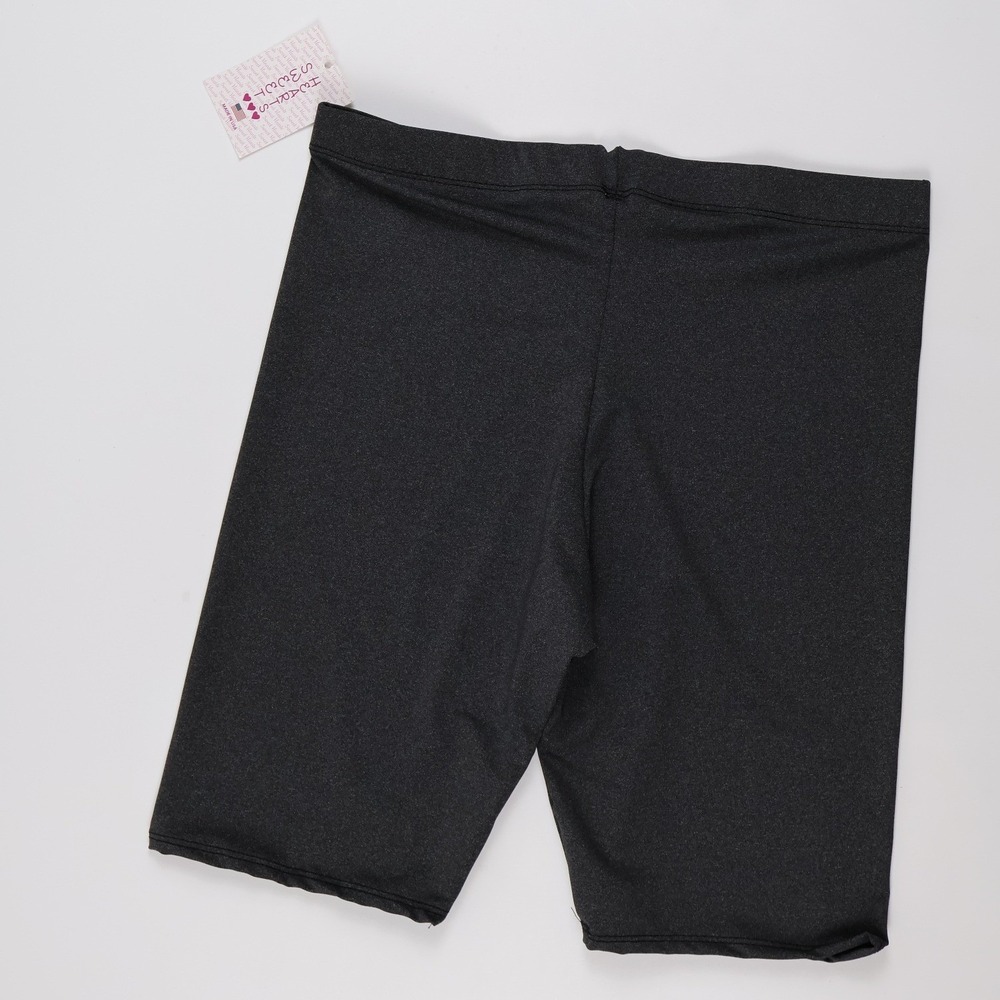 Sweet Hearts Bike Shorts Black Solid Large NWT